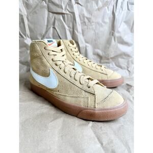 Nike Blazer Mid 77 Vintage Twine Gum Mid Top Suede Tennis Shoe Sneaker Size 10